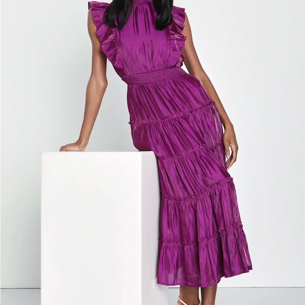 Lulu's Purple Maxi Dress